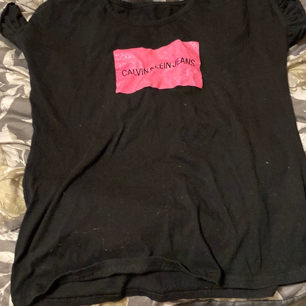 Calvin Klein Jeans it’s pink and black shirt